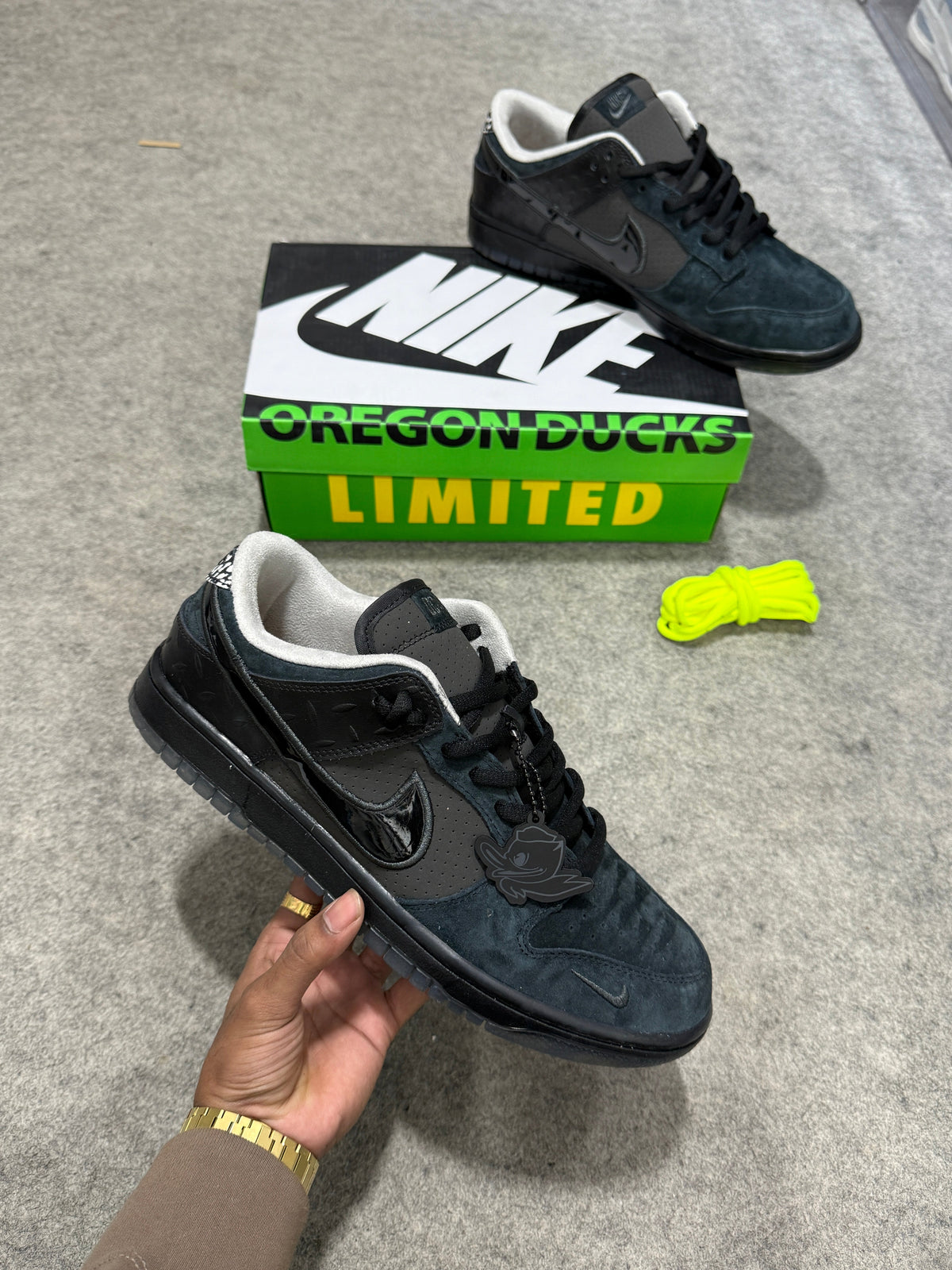 SB Dunk low 'Duck Of The Feather Black University'