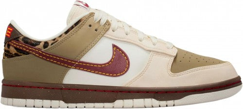 Dunk Low 'Khaki team red leopard'