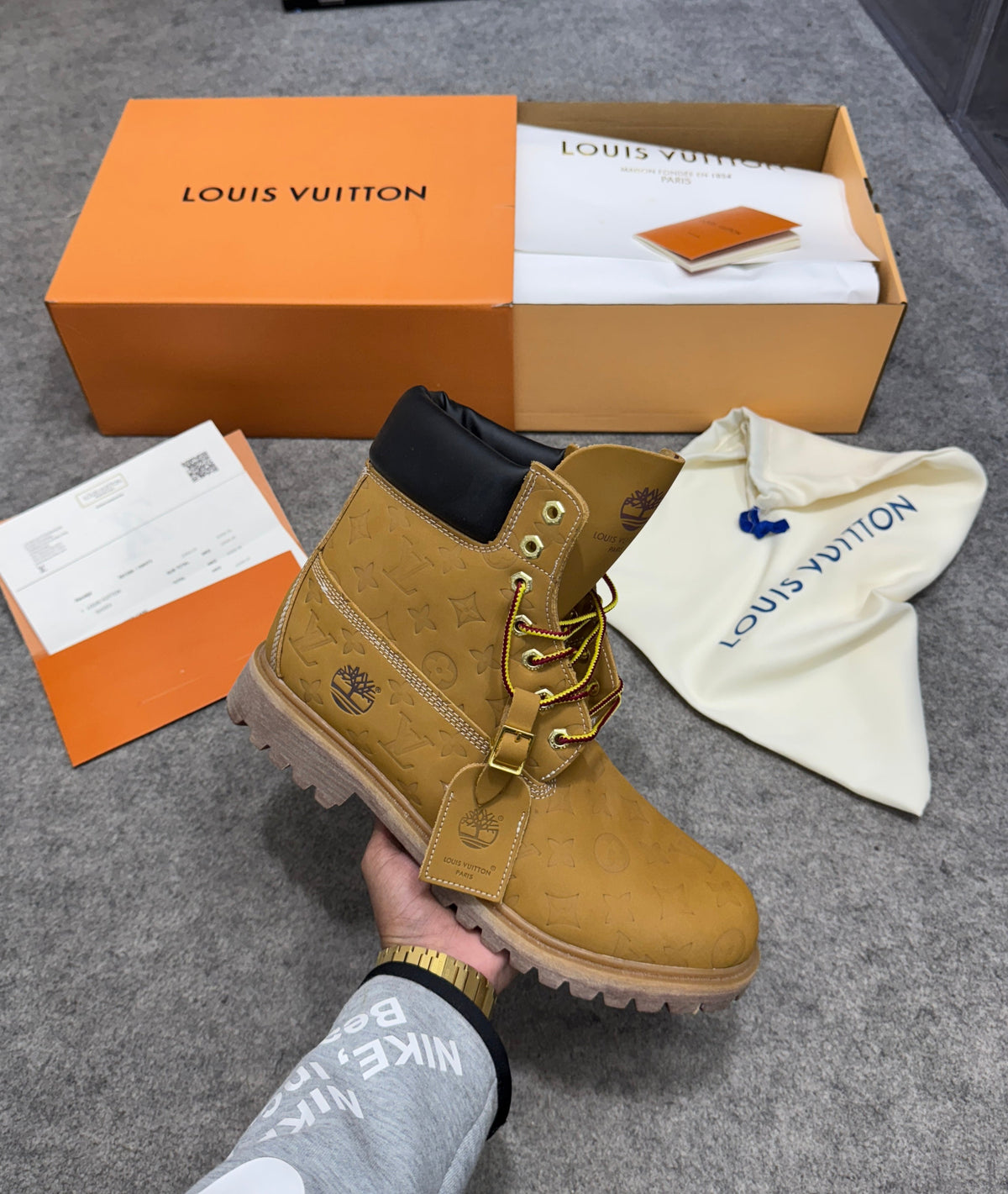 LOUIS VUITTON LV X Timberland Ankle Boot (UA)