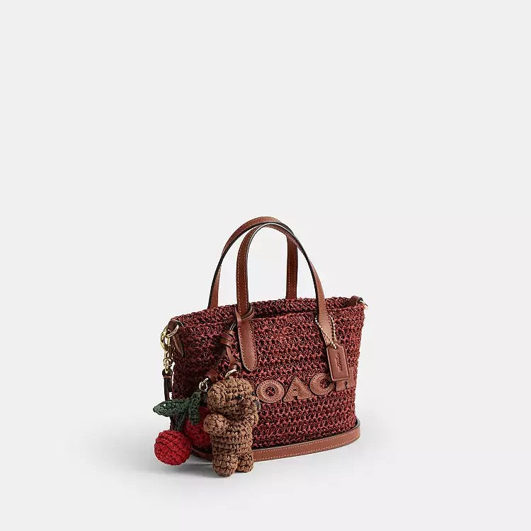 Coach City Tote Bag Mini Maroon