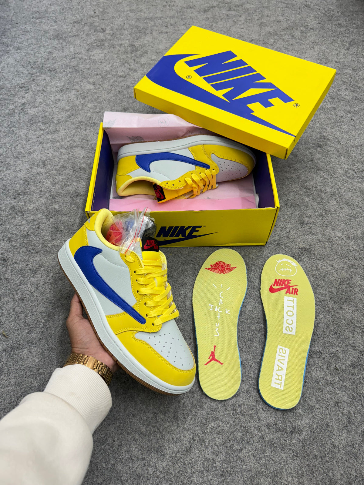 AJ 1 Low x Travis Scott 'Canary”