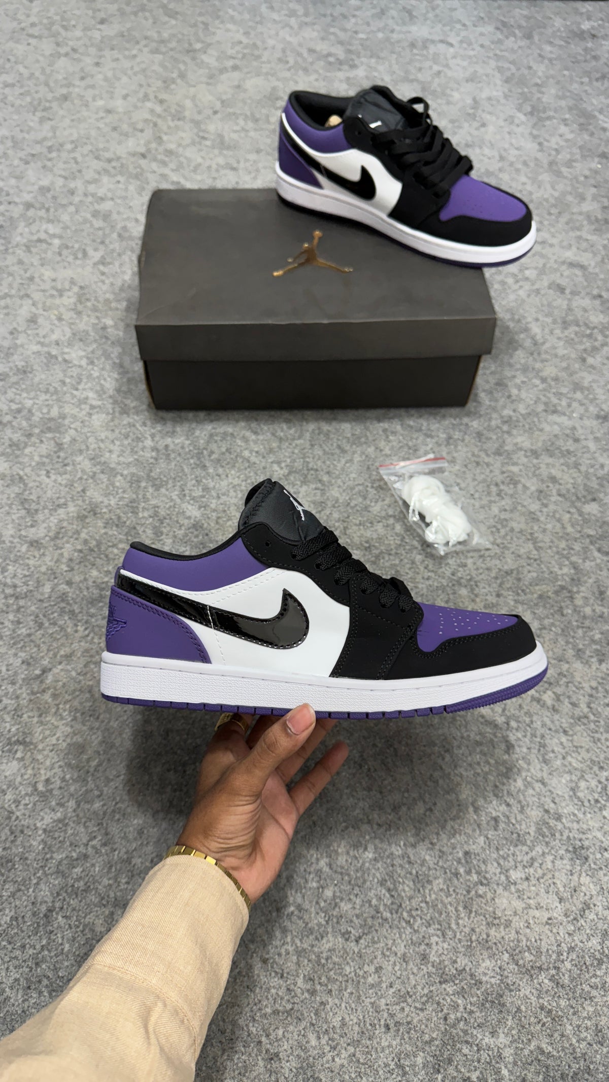 AJ1 Low 'Court Purple'