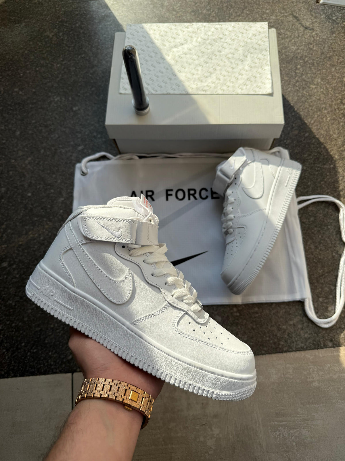 Air Force 1 Mid 'white'