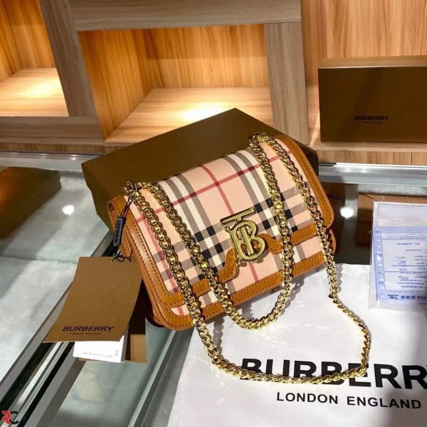 Burberry TB Monogram Quilted Shoulder Bag 🖤