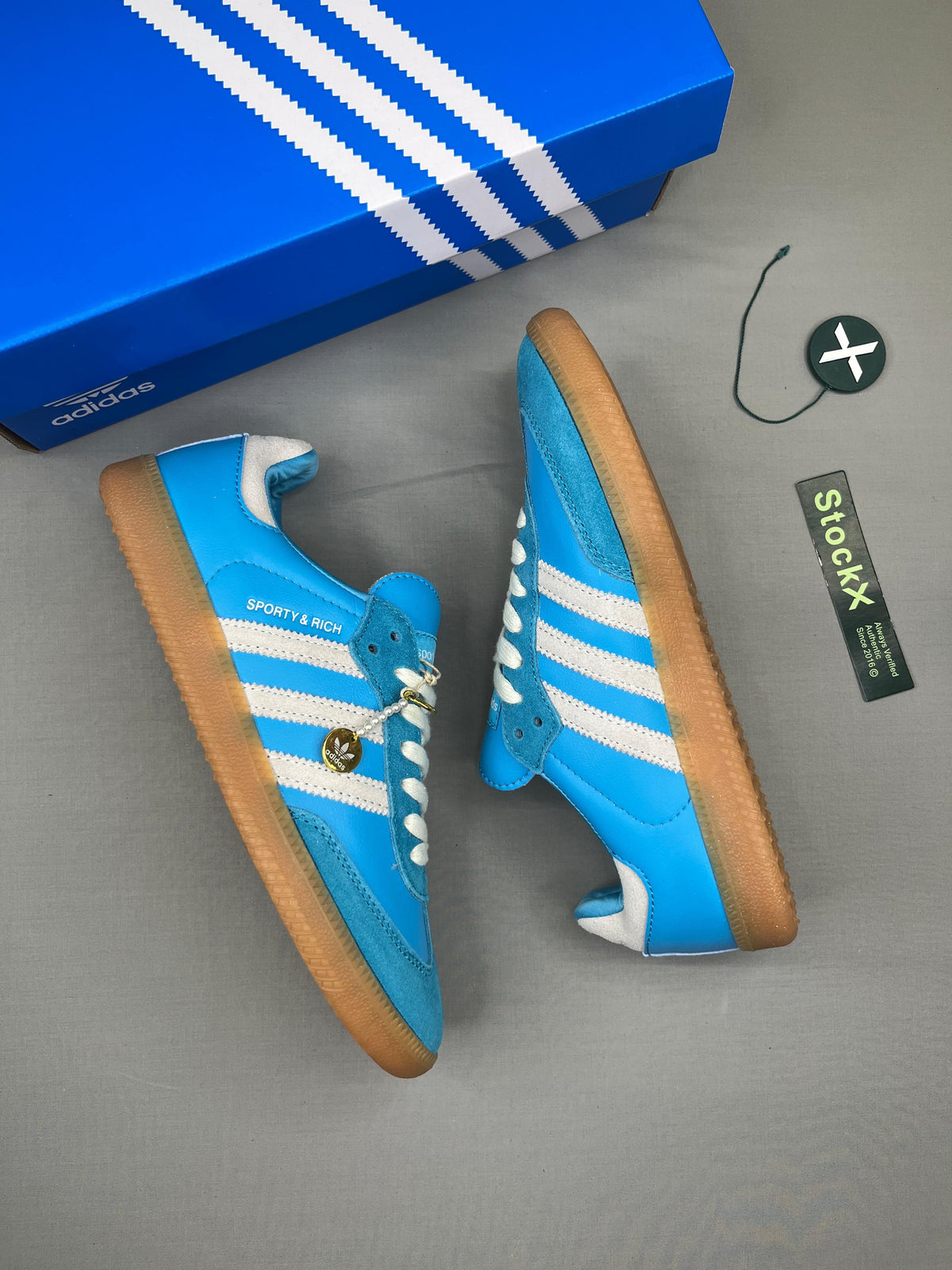 Adidas x Sporty & Rich Samba 'Blue Rush'