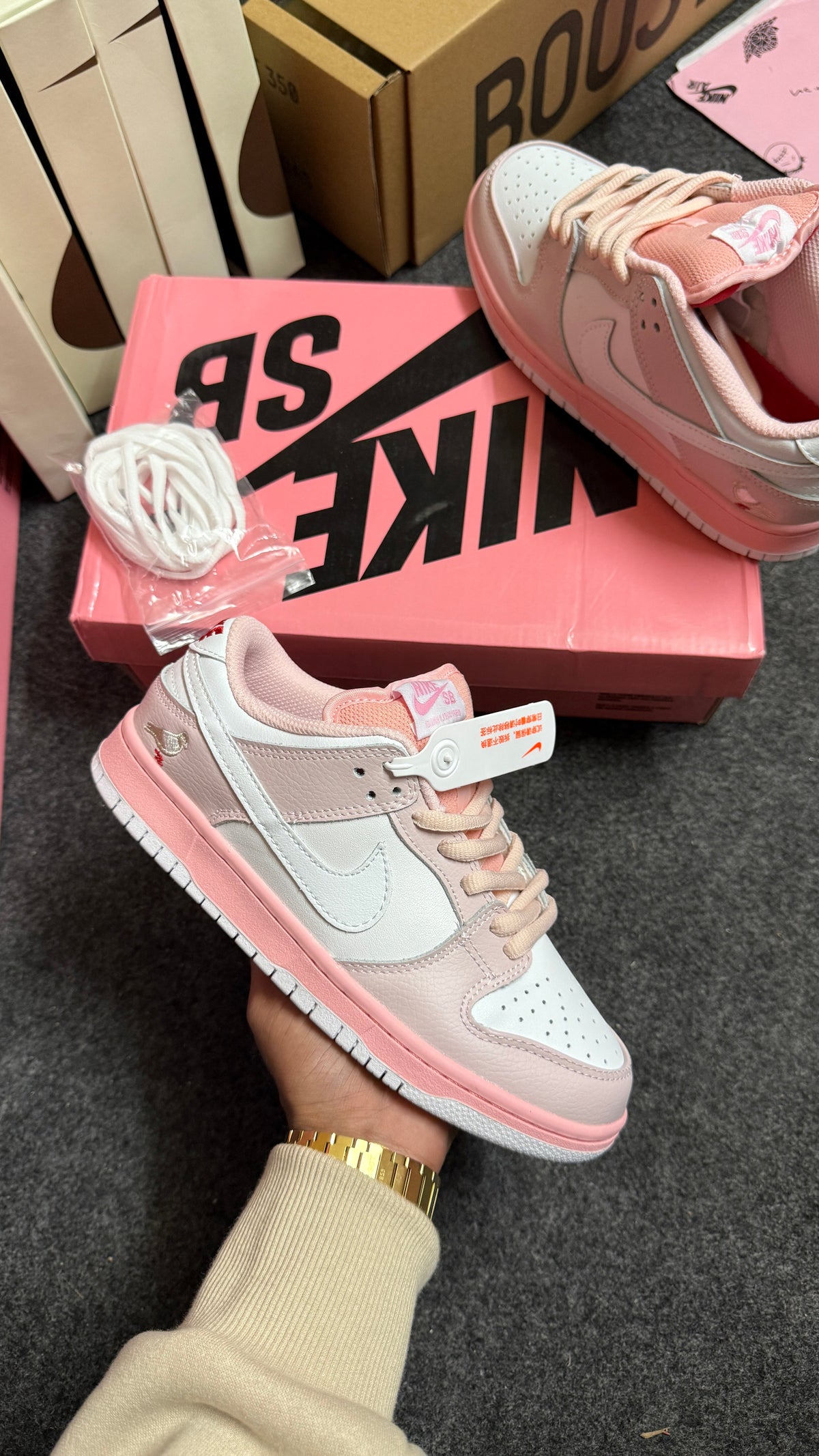 SB Dunk Low 'Pink Pigeon'💗