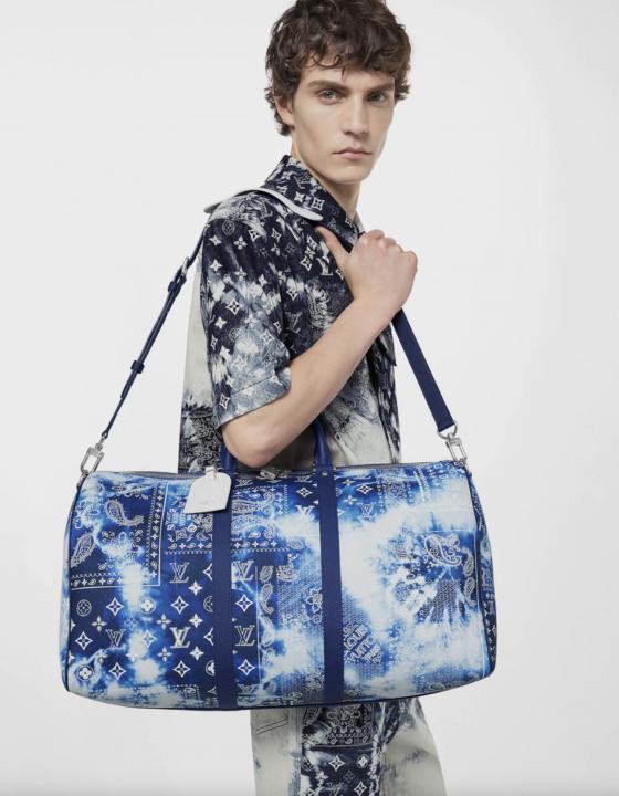 Vuitton Keepall Bandouliere 50 Monogram Bandana Logo Weekend Travel Bag