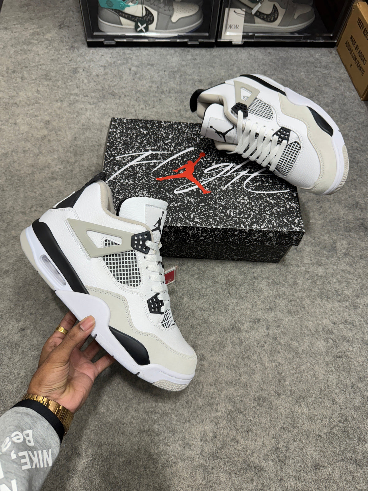 Retro 4 'Military Black'