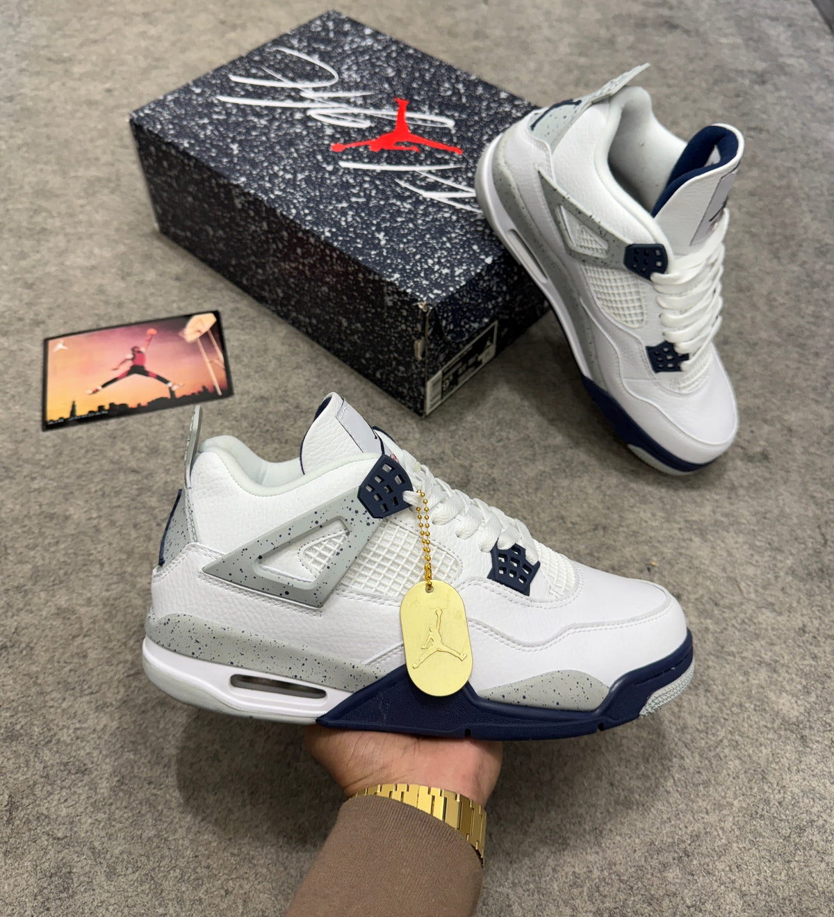 Retro 4 'Midnight Navy'