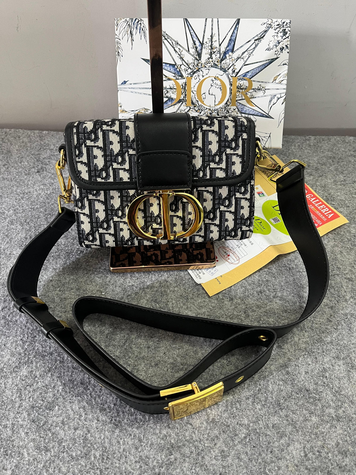 Christian Dior Montaigne Vanity Black Bag