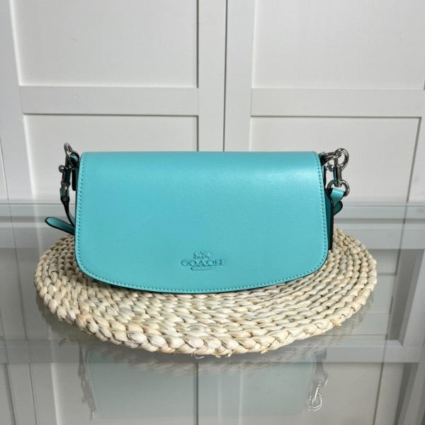 Coach Andrea Shoulder Bag (Blue) 🩵