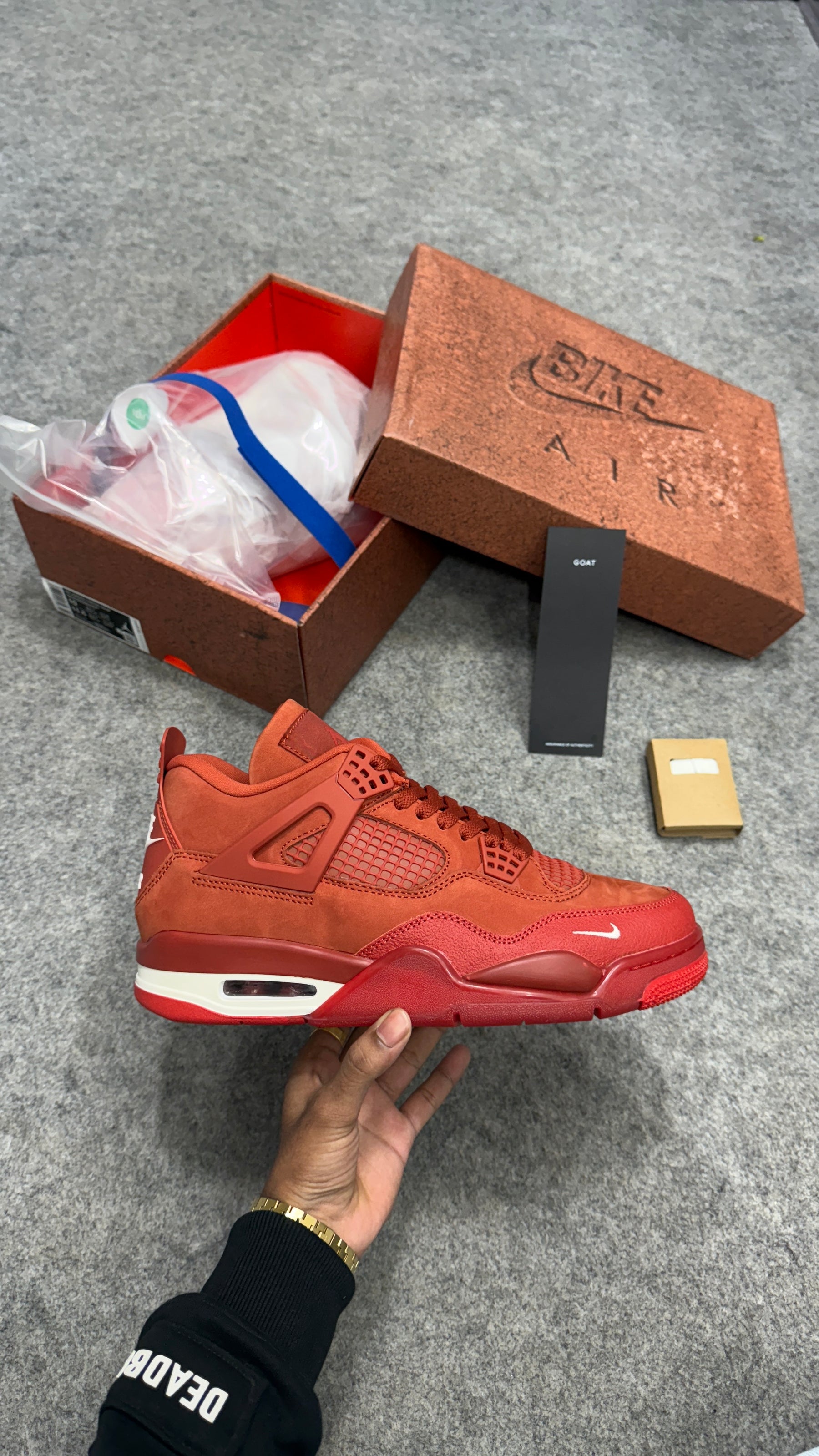 Retro 4 OG SP Nigel Sylvester 'Brick by Brick' (UA)