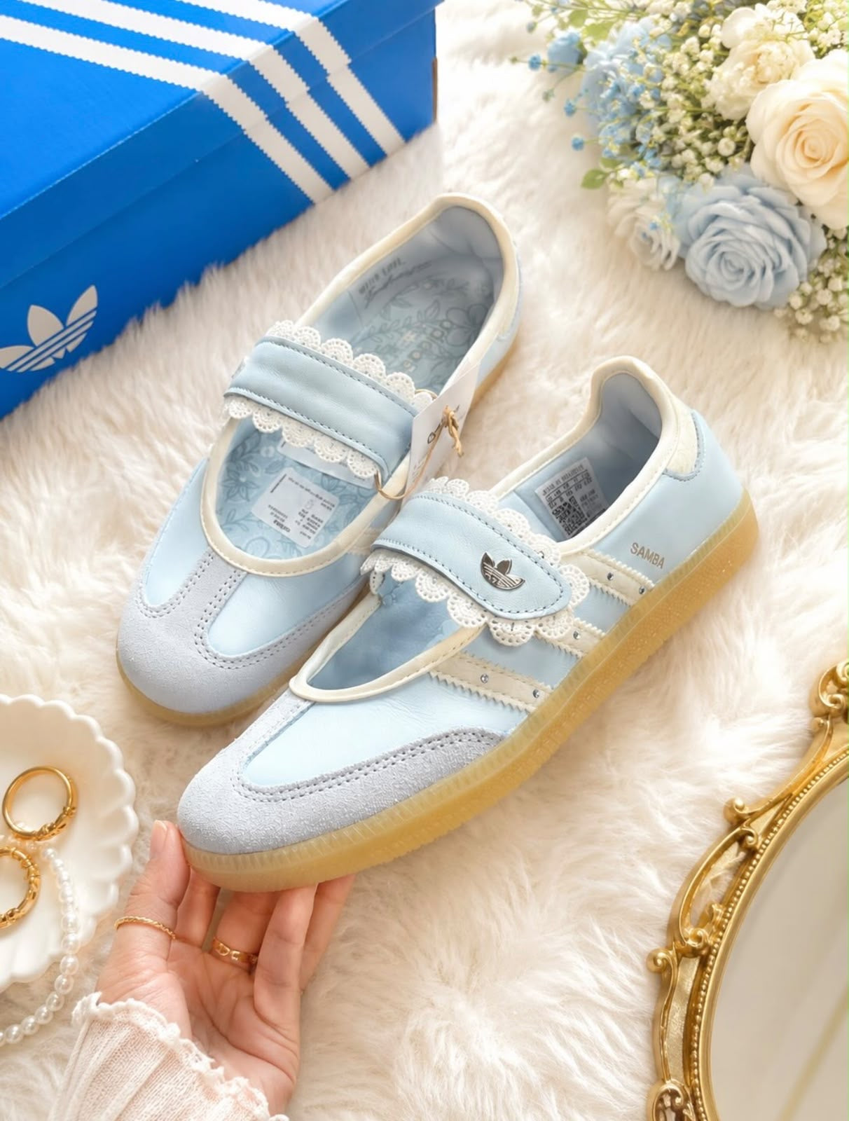 Adidas Samba Jane Summer Glow Crystal Sky Blue