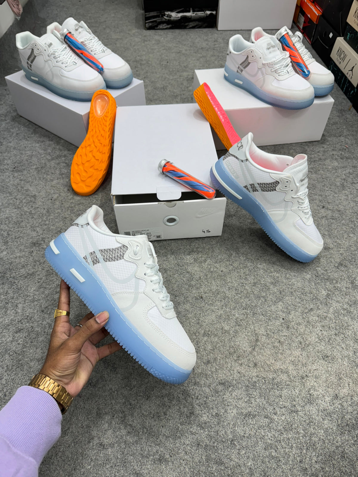 Air Force 1 'Ice React Bone'