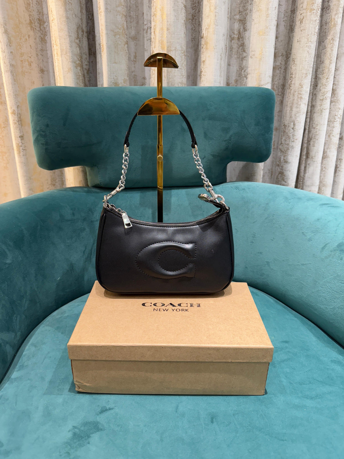 Coach GB Teri Shoulder Bag With Signature (CA548 Black)*🖤💯