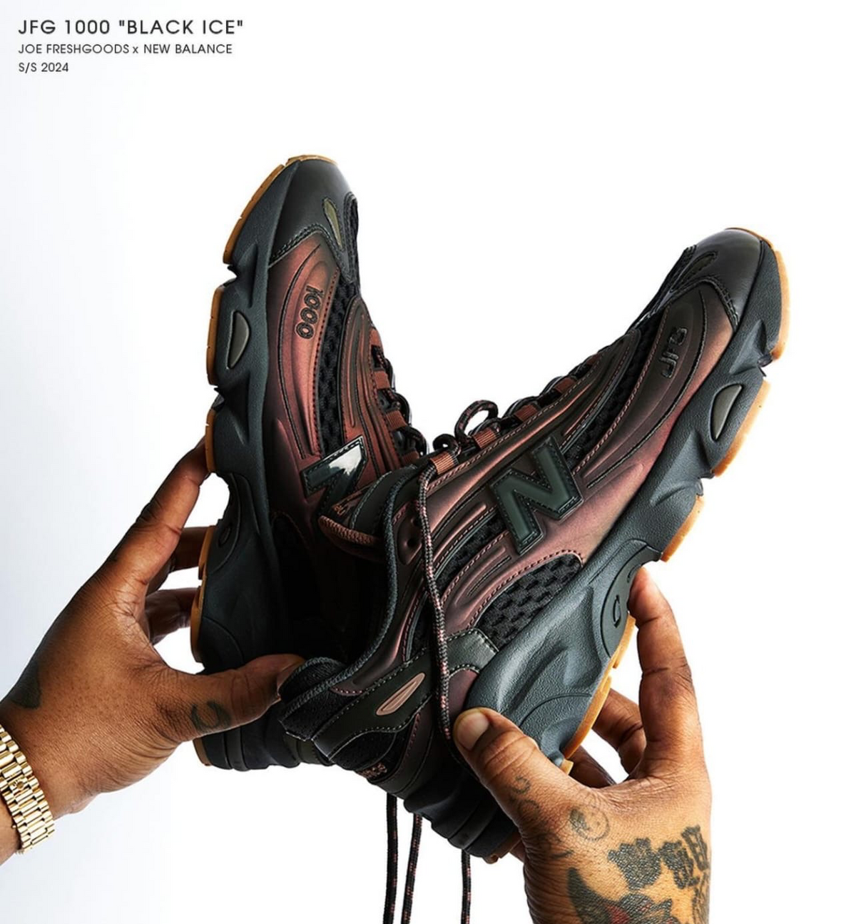 New Balance 1000 x Joe Freshgoods Black Ice