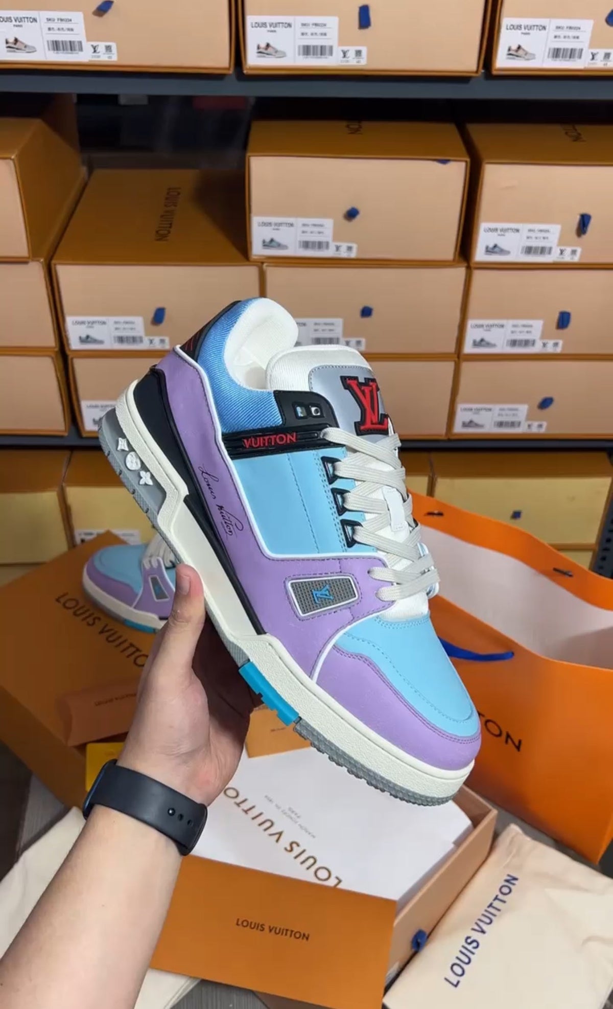 Louis Vuitton x Tyler The Creator Trainer 'Purple'    (UA)