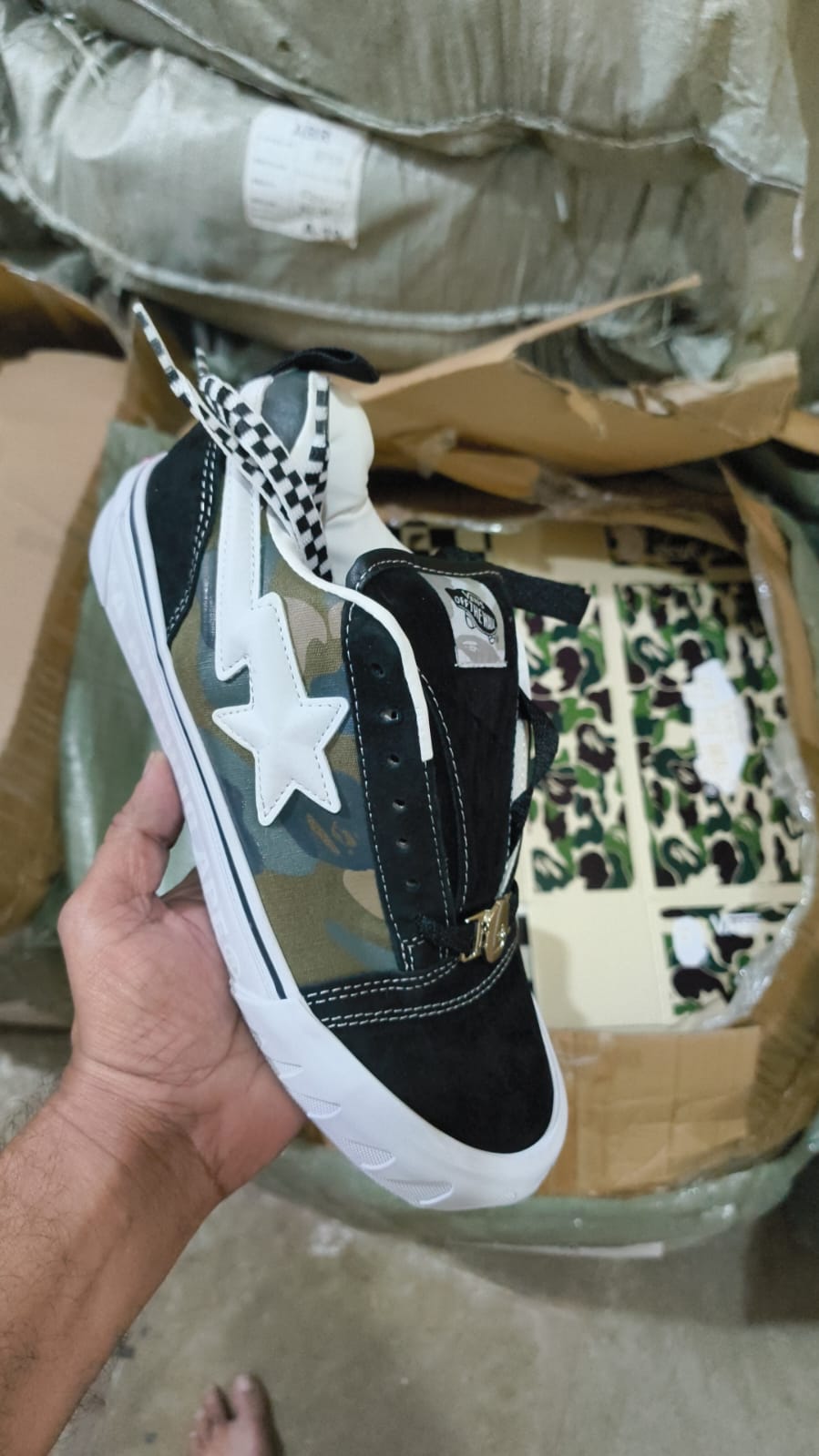 VANS LX OLD SKOOL BAPE camo