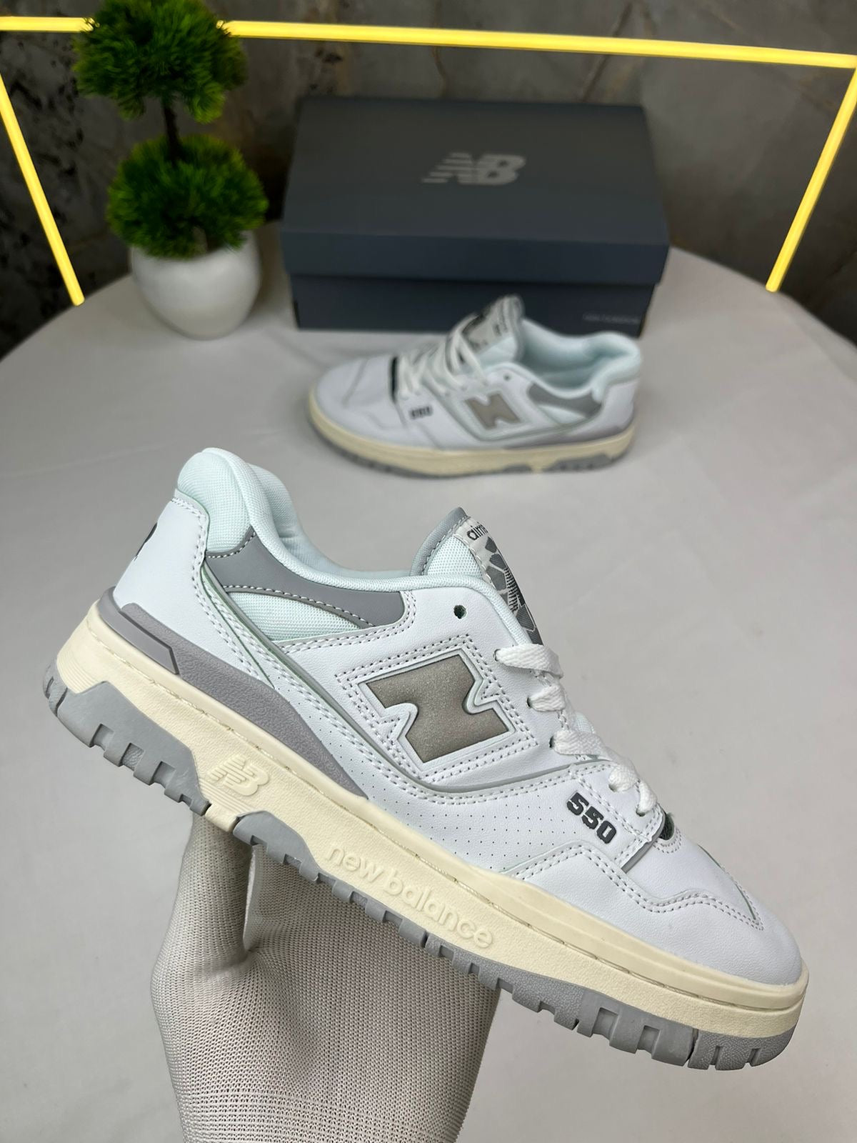 New Balance 550 'Aime Leon Dore White Grey'