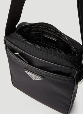 Prada Re-Nylon Black Crossbody Bag Black