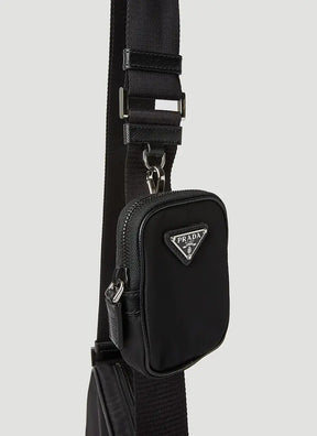 Prada Re-Nylon Black Crossbody Bag Black