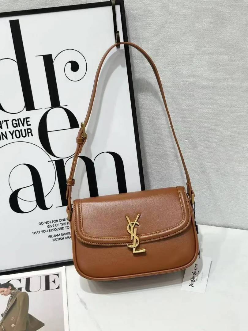 Ysl Solferino Shoulder Bag brown
