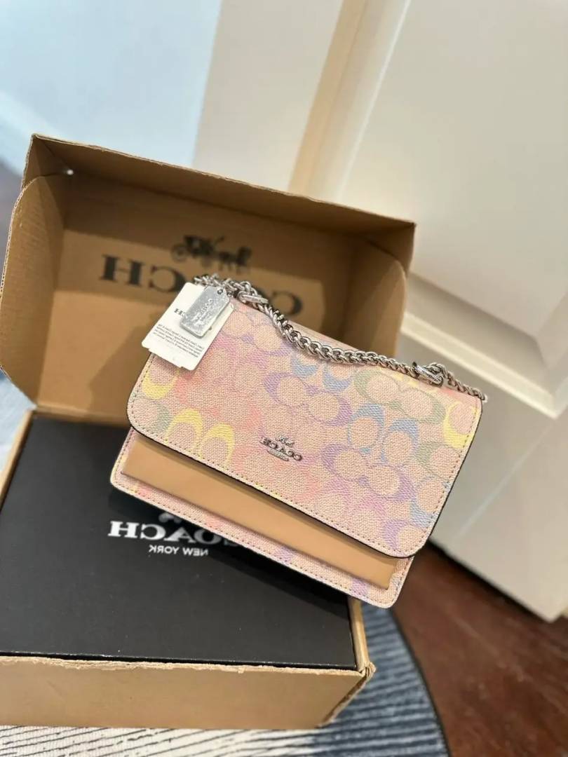 Coach Klare Crossbody Bag Rainbow Pink