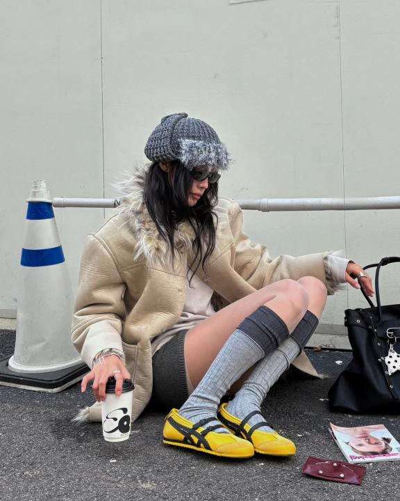 WMN Onitsuka Tiger Mexico 66 TGRS Mary Jane Yellow Black