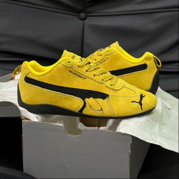 Puma x Balenciaga Speedcat Suede Distressed 'Yellow'