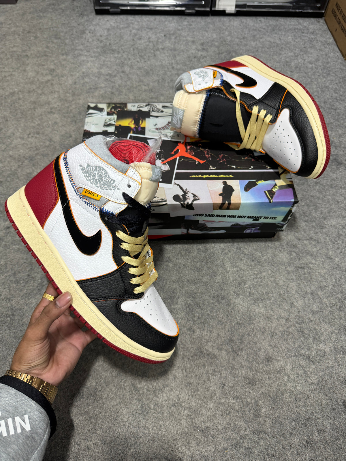 AJ 1 High 'UNION BLACK TOE'