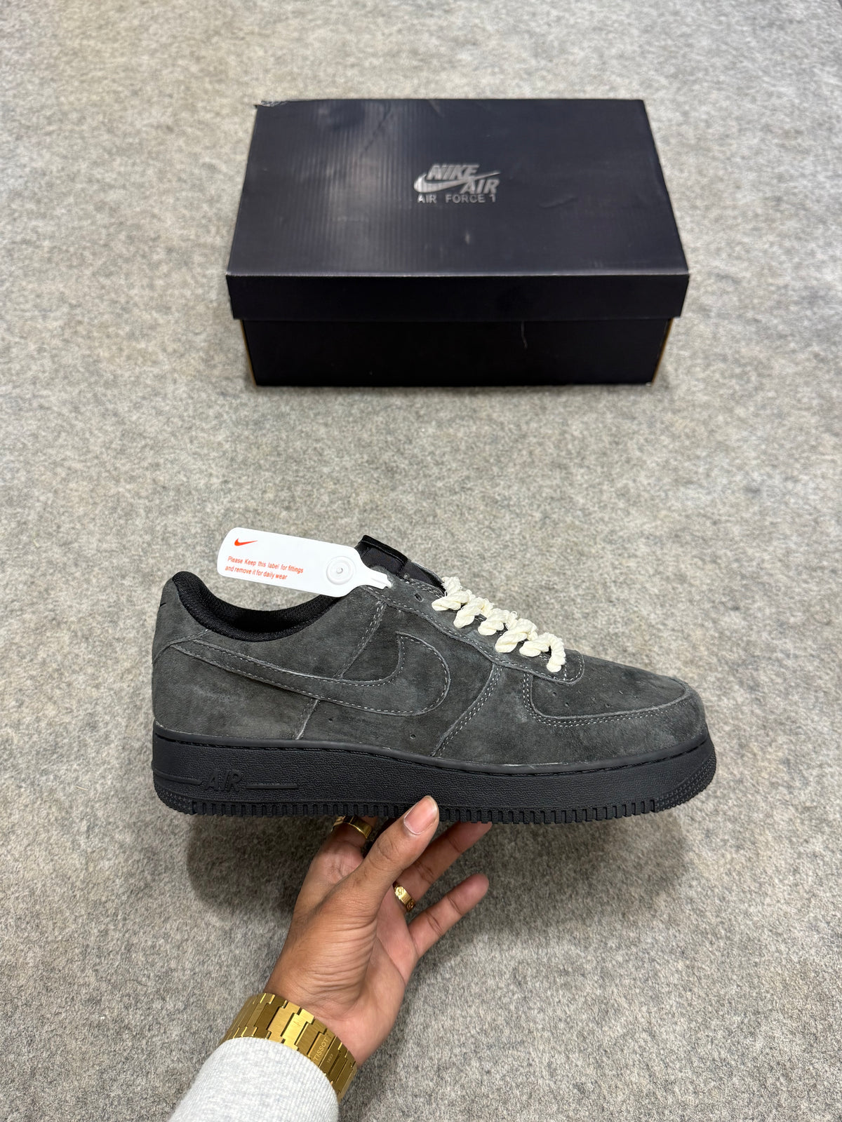 Air Force 1 'Grey Suede'