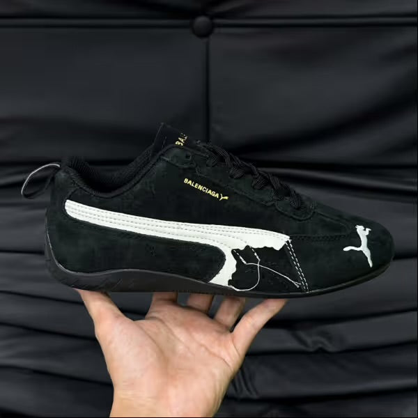 Puma x Balenciaga Speedcat Suede Distressed 'BLACK'