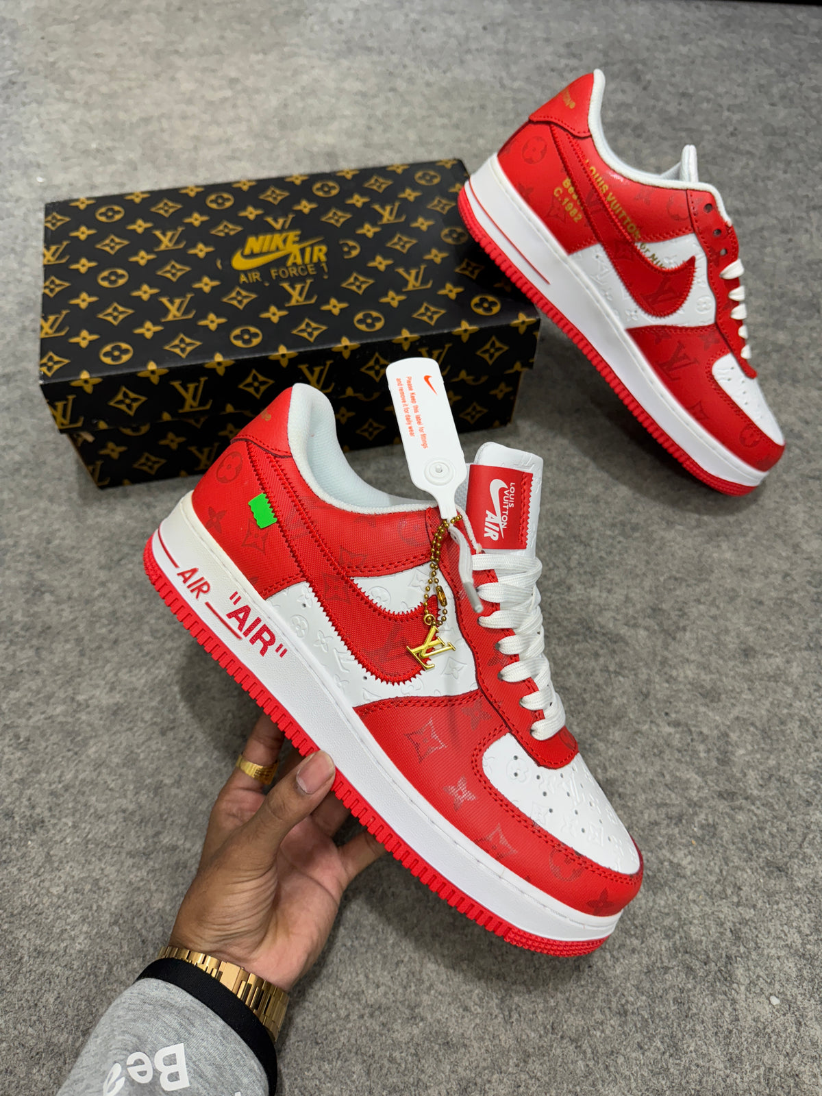 Air Force 1 x Louis Vuitton 'RED'