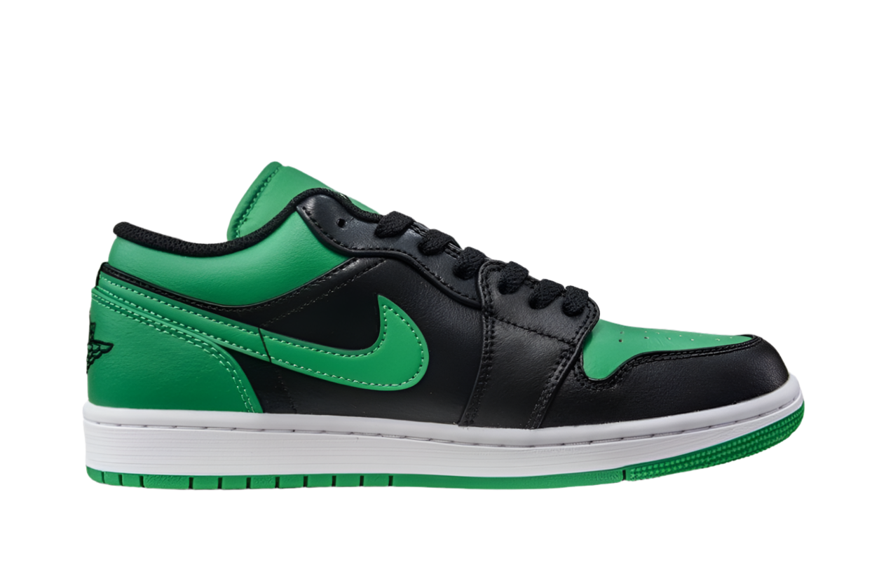 AJ 1 Low 'Black Lucky Green'