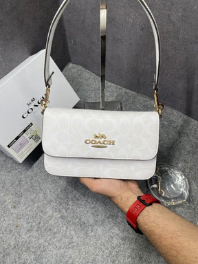 Coach Brynn C4 Shoulder Bag Signature Canvas