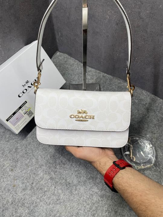 Coach Brynn C4 Shoulder Bag Signature Canvas