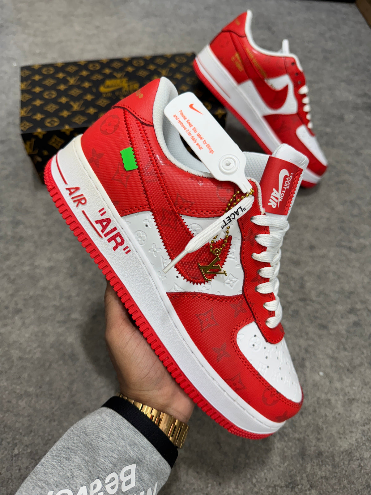 Air Force 1 x Louis Vuitton 'RED'