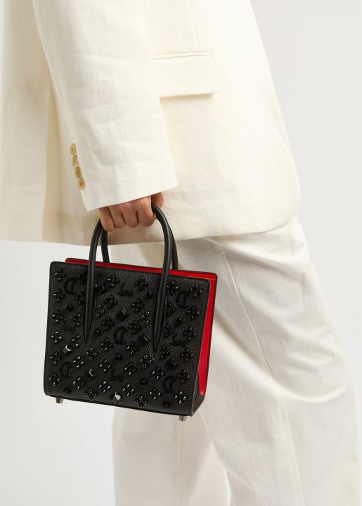 CHRISTIAN LOUBOUTIN Paloma Mini embellished leather tote bag