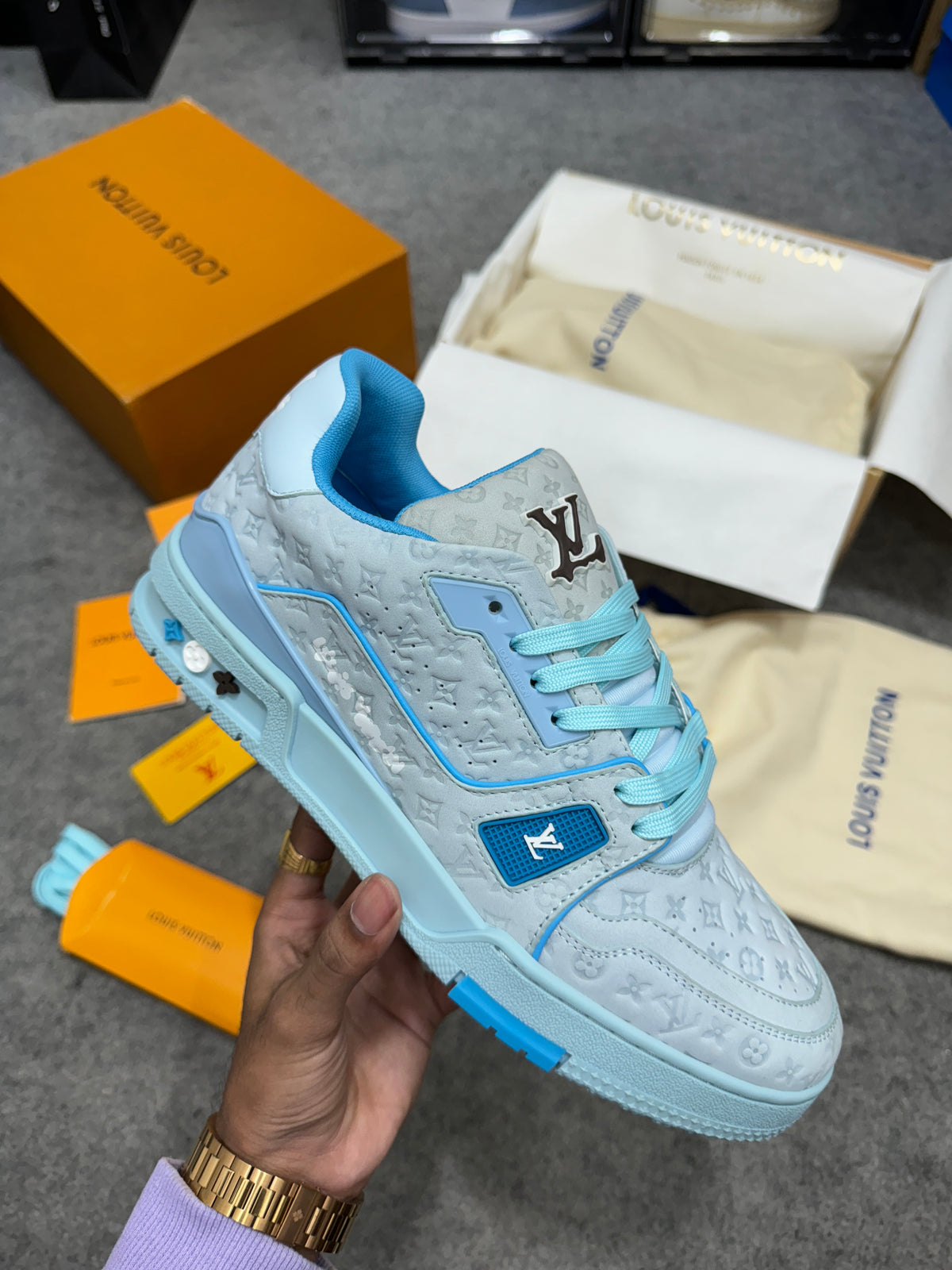 Louis Vuitton x Tyler The Creator Trainer 'BLUE'    (UA)