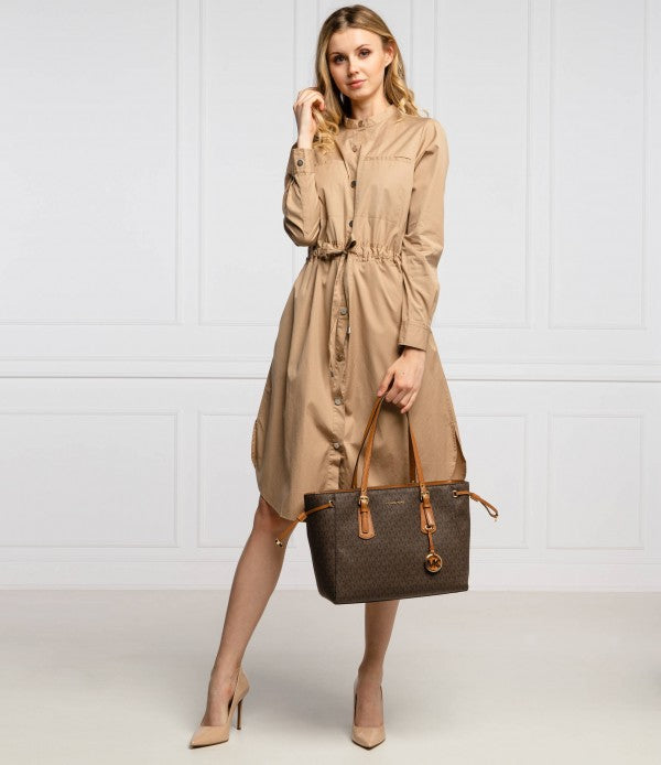 Michael Kors Voyager Coffee Brown Tote bag