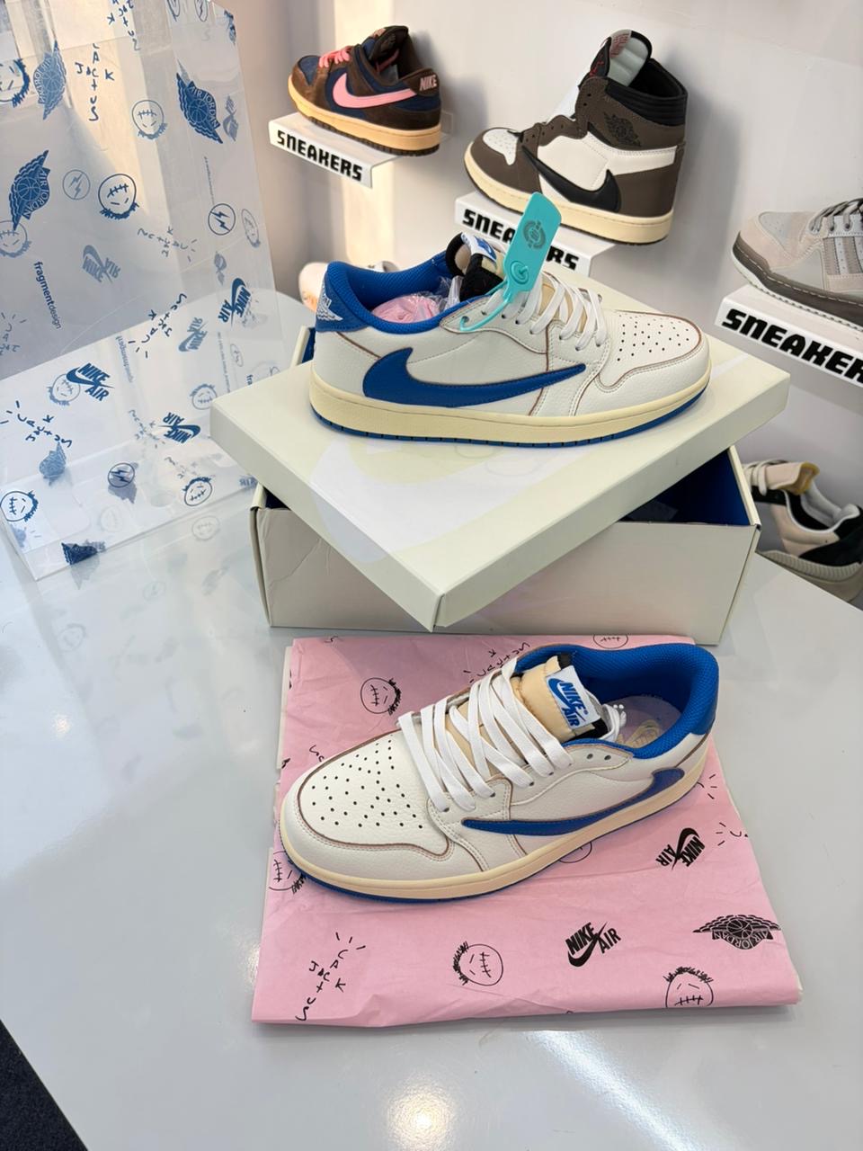 AJ 1 Low X TRAVIS “LOW HEAT OFF” (Mid Batch)