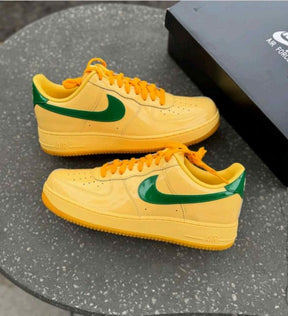 Airforce 1 Patent Topaz GoldPine Green