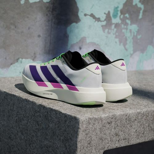 Adidas Adizero Evo SL ‘WHITE PURPLE LIME’