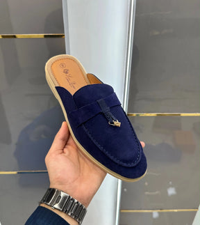 Loro Piana Key Lock Slip-Ons Mules