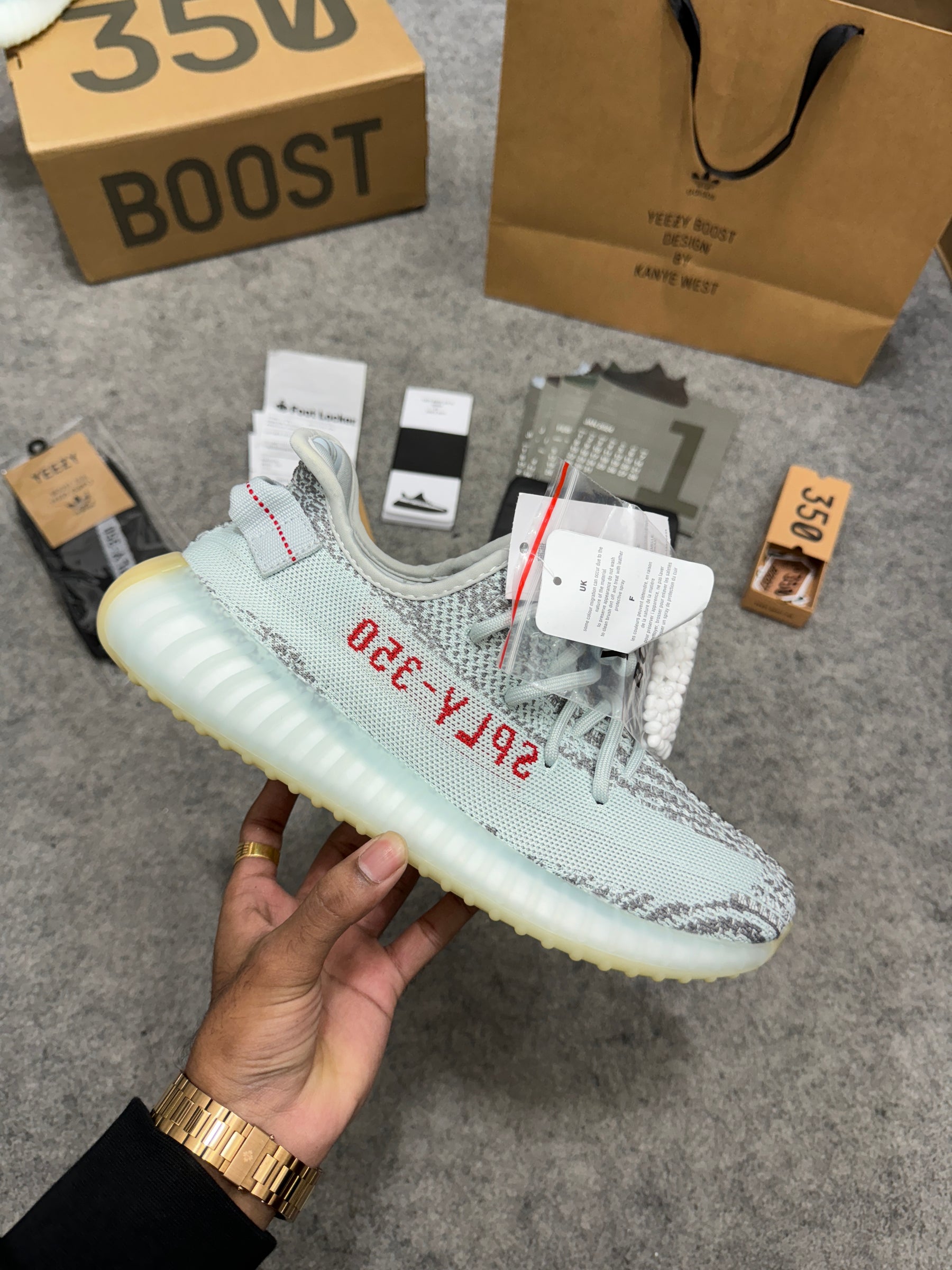 Yeezy Boost 350v2 'Blue tint' (UA)