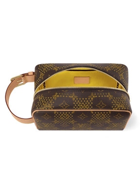 Louis Vuitton Locker Dopp Kit Monogram Canvas Travel Bag