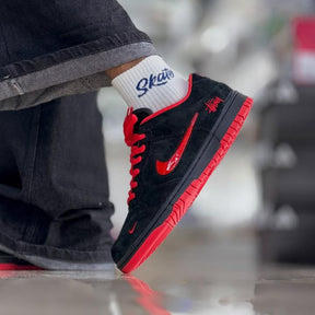 Nike Sb Dunk Low X Stussy Red