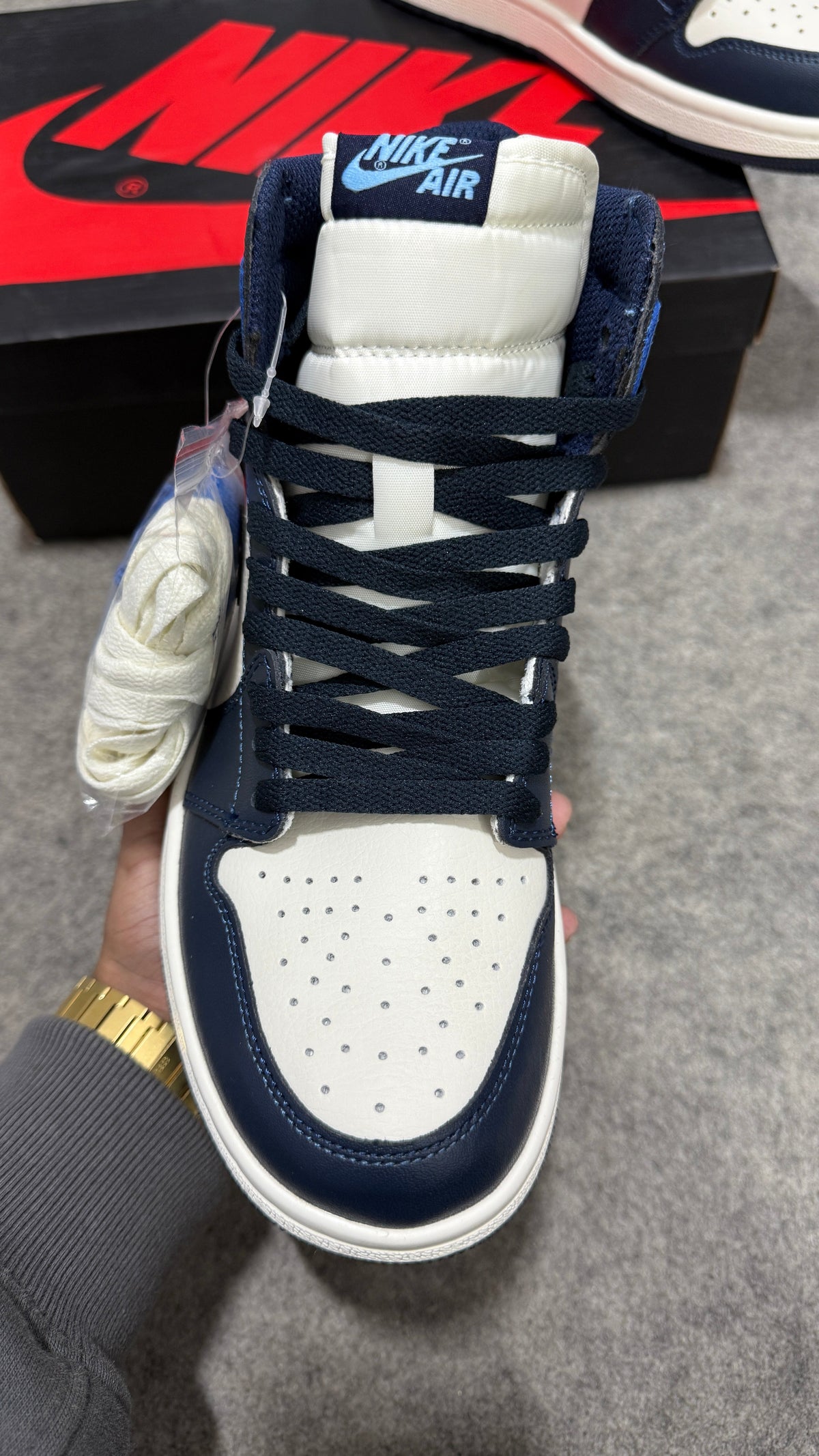 AJ1 High 'Obsidian'