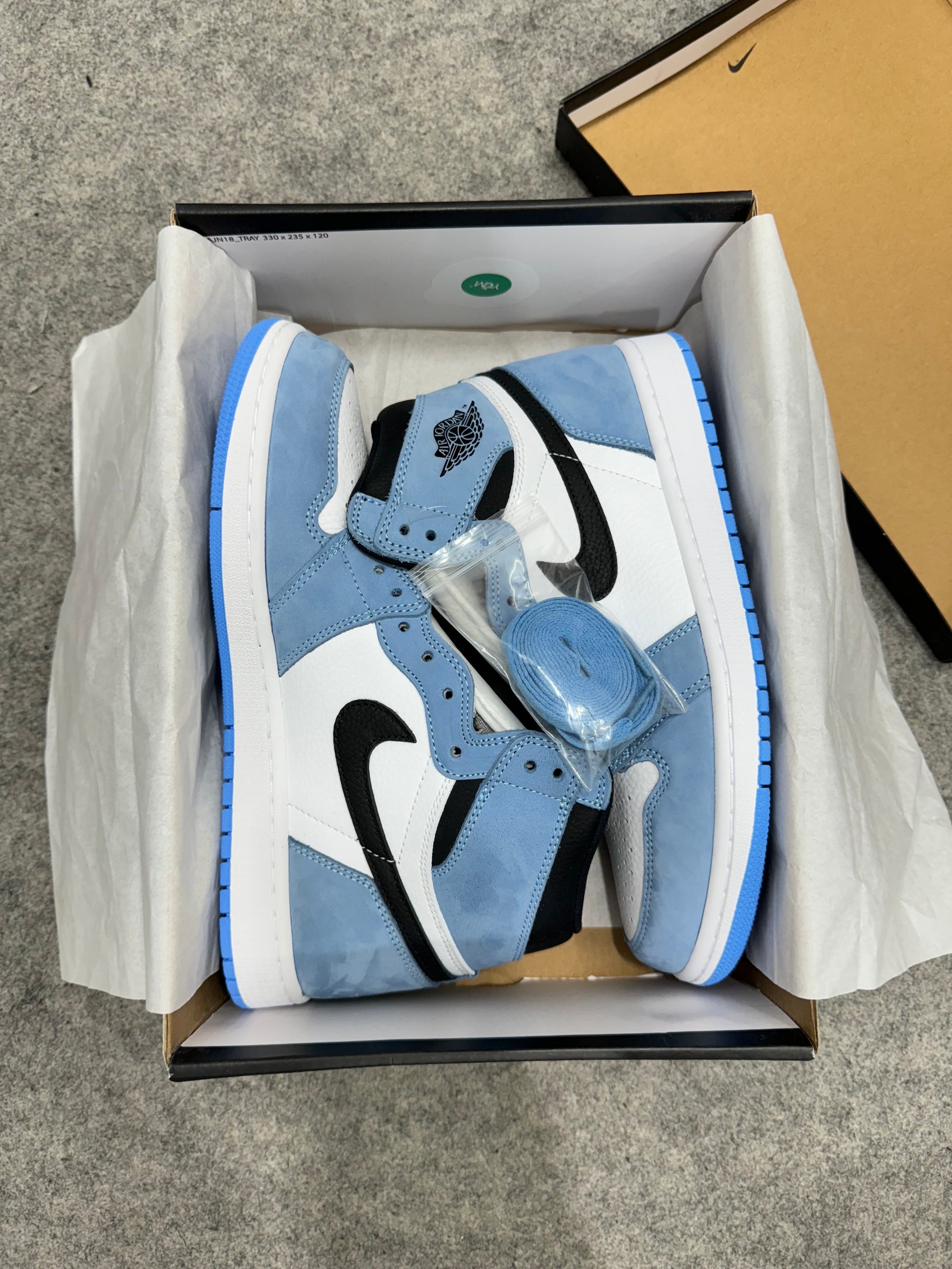 AJ 1 High 'University Blue' (UA)