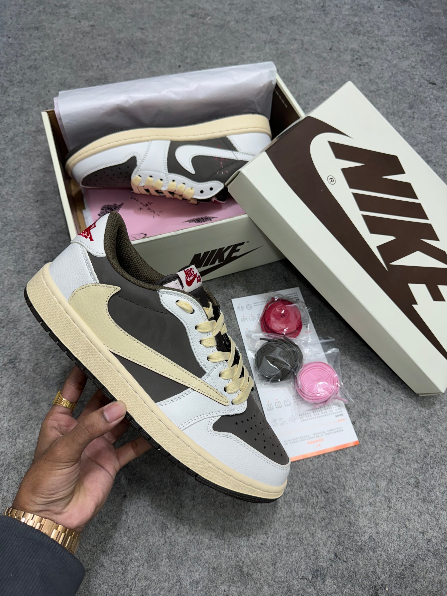 AJ 1 Low x Travis Scott 'Reverse Mocha'(semi Ua)